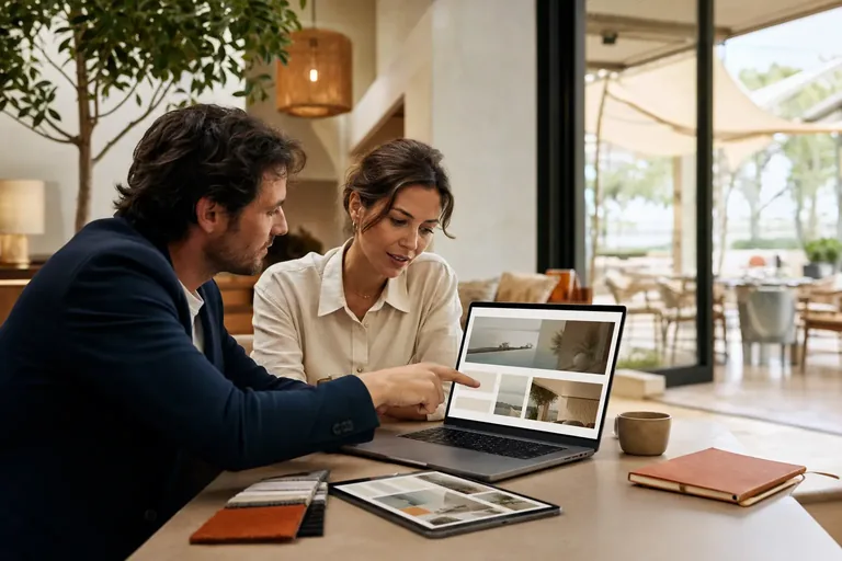 Conception d&rsquo;un site internet pour un &eacute;tablissement touristique